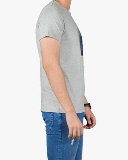 تی شرت آستین کوتاه مردانه کانی راش - ملانژ - بغل