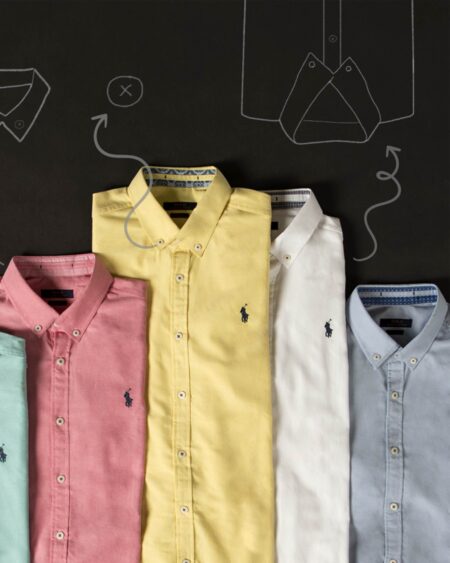 پیراهن مردانه آستین بلند - طیف رنگی