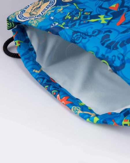 کوله پشتی ورزشی مدل آسیکس - آبی روشن - داخل کیف