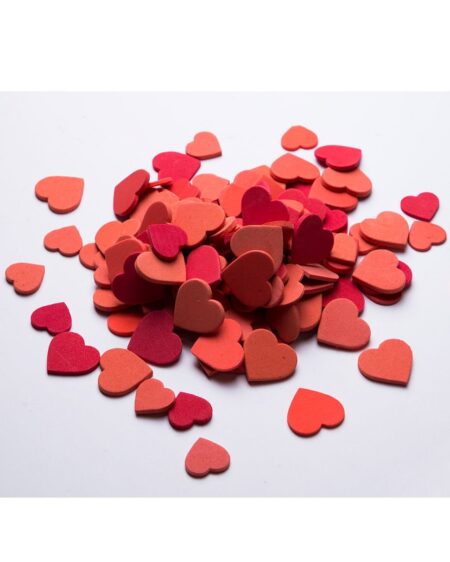 گیفت قلب کادویی فومی - قرمز - بسته 6 تایی