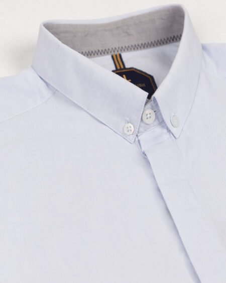پیراهن مردانه 1193- آبی روشن (6)