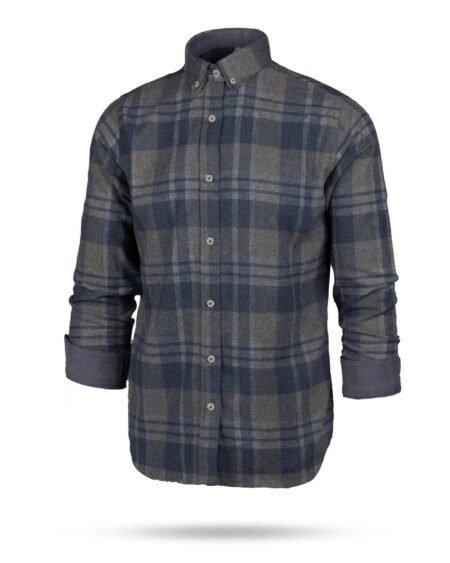 پیراهن مردانه پشمی VKRW99100- آبی (1)