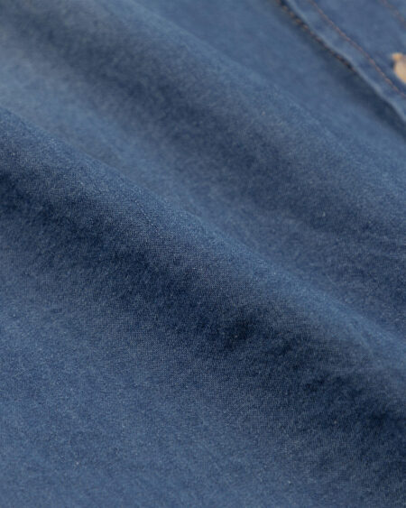 پیراهن جین مردانه VKJ348- آبی (8)