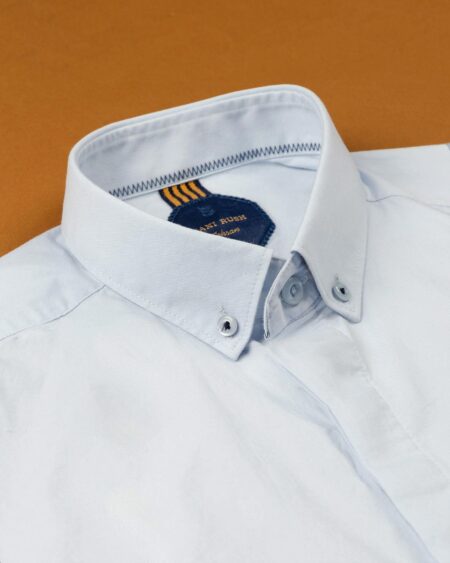 پیراهن آستین کوتاه مردانه 4004- آبی یخی (7)