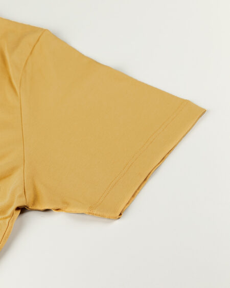 تیشرت طرح چاپی مردانه 00521- زرد (4)